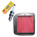 FILTRO AR + VELA CG 125 KS ES 2000-2004 / FAN 125 2005-2008