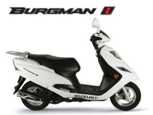 Retrovisor ESQUERDO Burgman I 125 Injetada 11 Ate 16 Branco