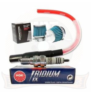 KIT IBOOSTER + VELA IRIDIUM + FILTRO ESPORTIVO TITAN150