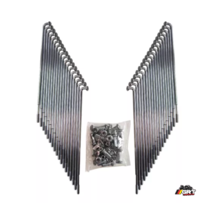 RAIO DE RODA (4,0MM) CROMADO P/ MOTO HONDA CG 150 TITAN - FREIO A LONA (D/T)