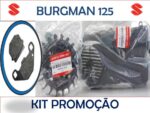 Kit Carcaça + Ventoinha + Pastilha Freio Burgman 125 Top