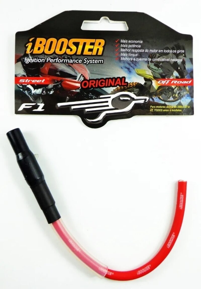 Cabo De Vela Ibooster F1 Yamaha Fazer 250 Tenere Lander Xtz2 VERMELHO