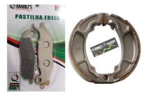 Kit Completo Pastilha + Lona Freio Yamaha Xtz150 Crosser150