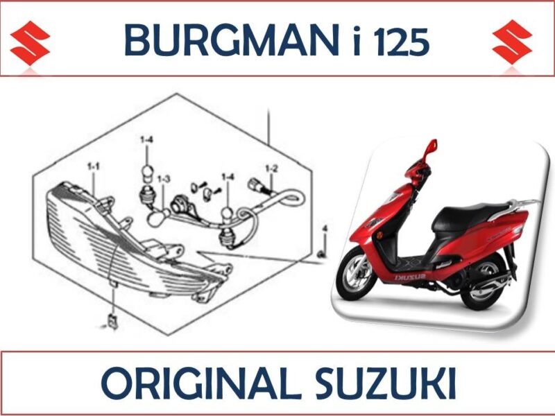 Lanterna Traseira Burgman 125i - Um125 - Original - Promoção