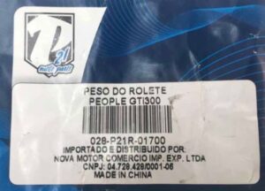 Kit Roletes De Embreagem P21 Kymco Downtown / People 300i