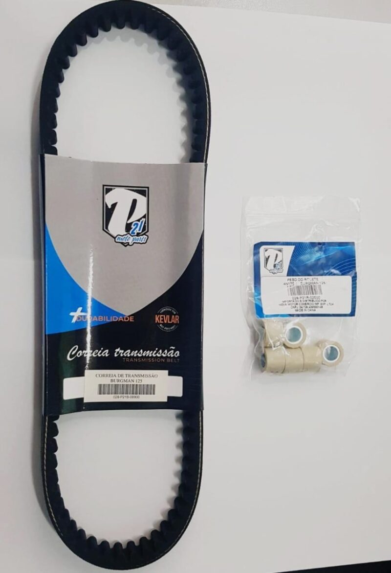 Kit Correia + Roletes Suzuki Burgman 125 2005 - 2010 Kevlar