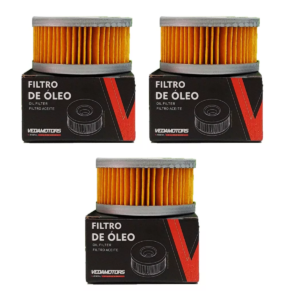 kit com 3 Filtro Oleo Suzuki Intruder 250 / Dr 350