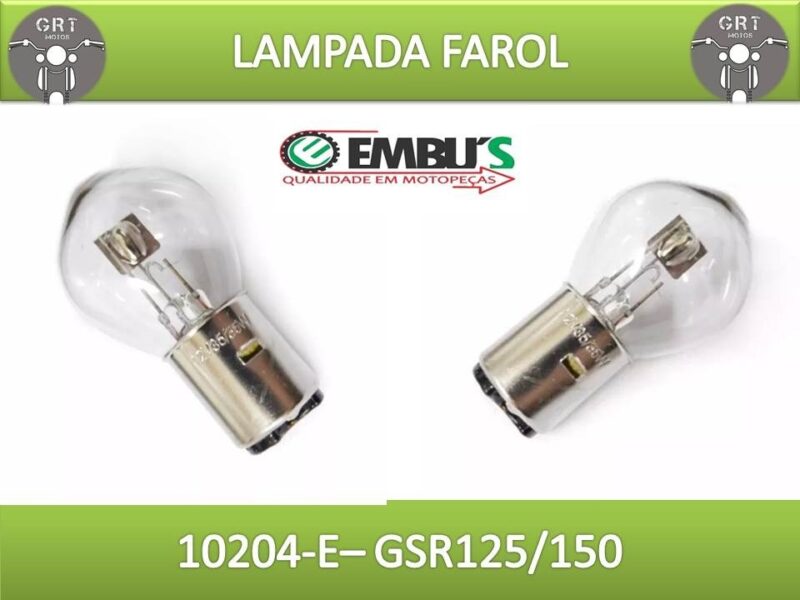 Lampada Farol Suzuki Gsr150 Gsr 125 Intruder 2013 - bulbo 35w/35w