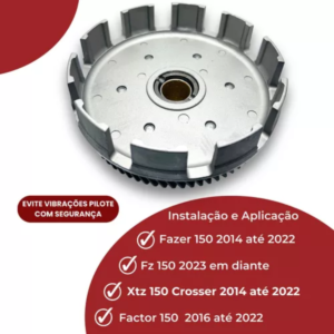 Carcaça Externa Campana EMBREAGEM Fazer Fz 150 Factor 150 Xtz Crosser