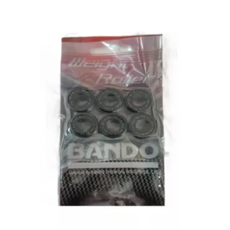 KIT DE ROLETES ORIGINAL BANDO 15g BURGMAN INJETADA - LINDY - PCX 150 TODAS - ADV 150