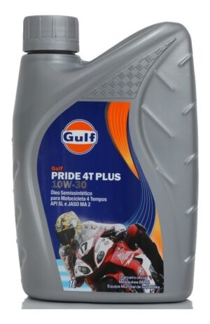 10w30 Óleo Moto 4t Gulf Pride Semi Sintetico Api Sl Jaso Ma2