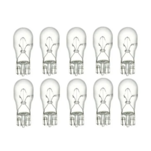 10 Lampada Pisca 12v 15w T10 Esmagada Cristal Pingão cg yes